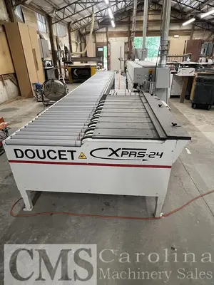 USED 2018 HOLZ-HER STREAMER 1057XL EDGEBANDER WITH DOUCET RETURN