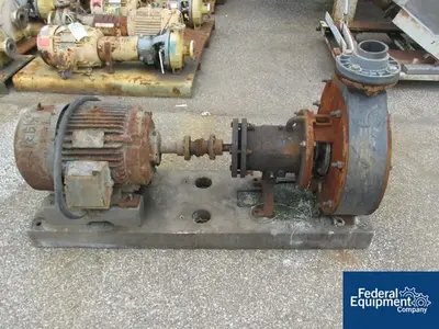 USED Wanner Engineering 4" X 3" Stan-Cor Centrifugal Pump, Type A40, KYNAR