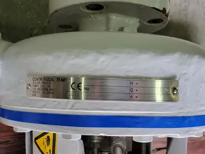 USED 2012 SULZER PUMPS CPT21-16