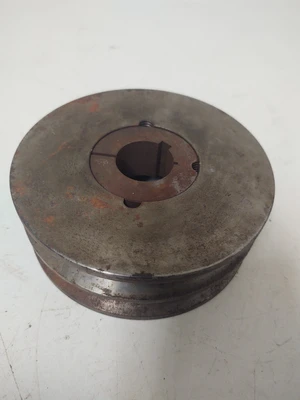 🔥5" Sheave 2B4 6-1610 TB Bore V-Belt Pulley, 2 Groove 1610, 1-1/8" Bushing