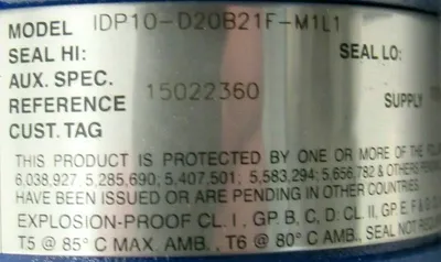 NEW FOXBORO IDP10-D20B21F-M1L1 PRESSURE TRANSMITTER IDP10D20B21FM1L1