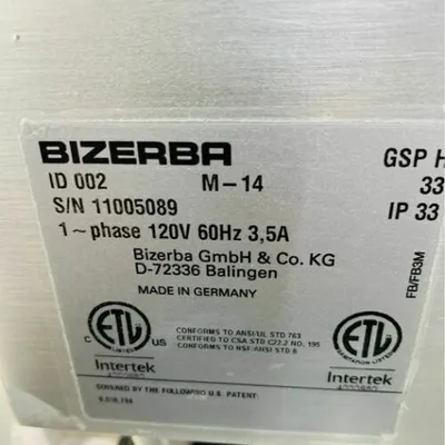 Bizerba GSP Meat Slicer 2014 Tested & Working!