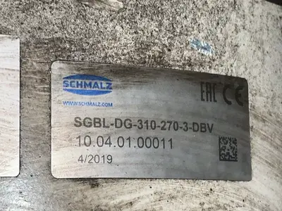 Used 2019 SCHMALZ SGBLDG3102703DBV Miscellaneous MRO Ohio US | HGR 24 #1418538