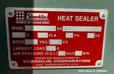 USED SHANKLIN A27A