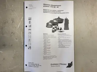 NEW ENDRESS+HAUSER FDU82-UN3