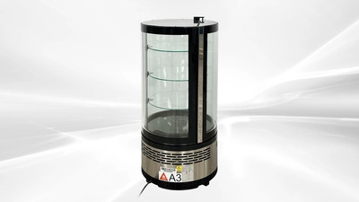 171-0265 Curved Glass Self Contained Bakery Case Cooler