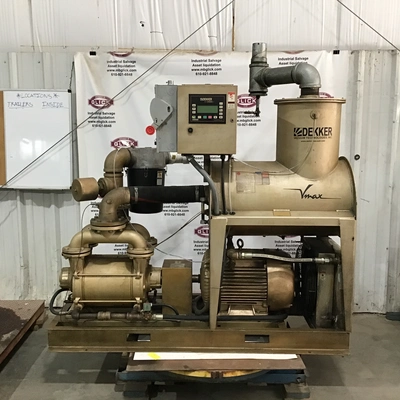 Dekker VMX0553KA1-00 Oil Sealed Liquid Ring Vacuum Pump System