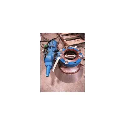 6" DEZURIK BUTTERFLY VALVE WITH PNEUMATIC ACTUATOR