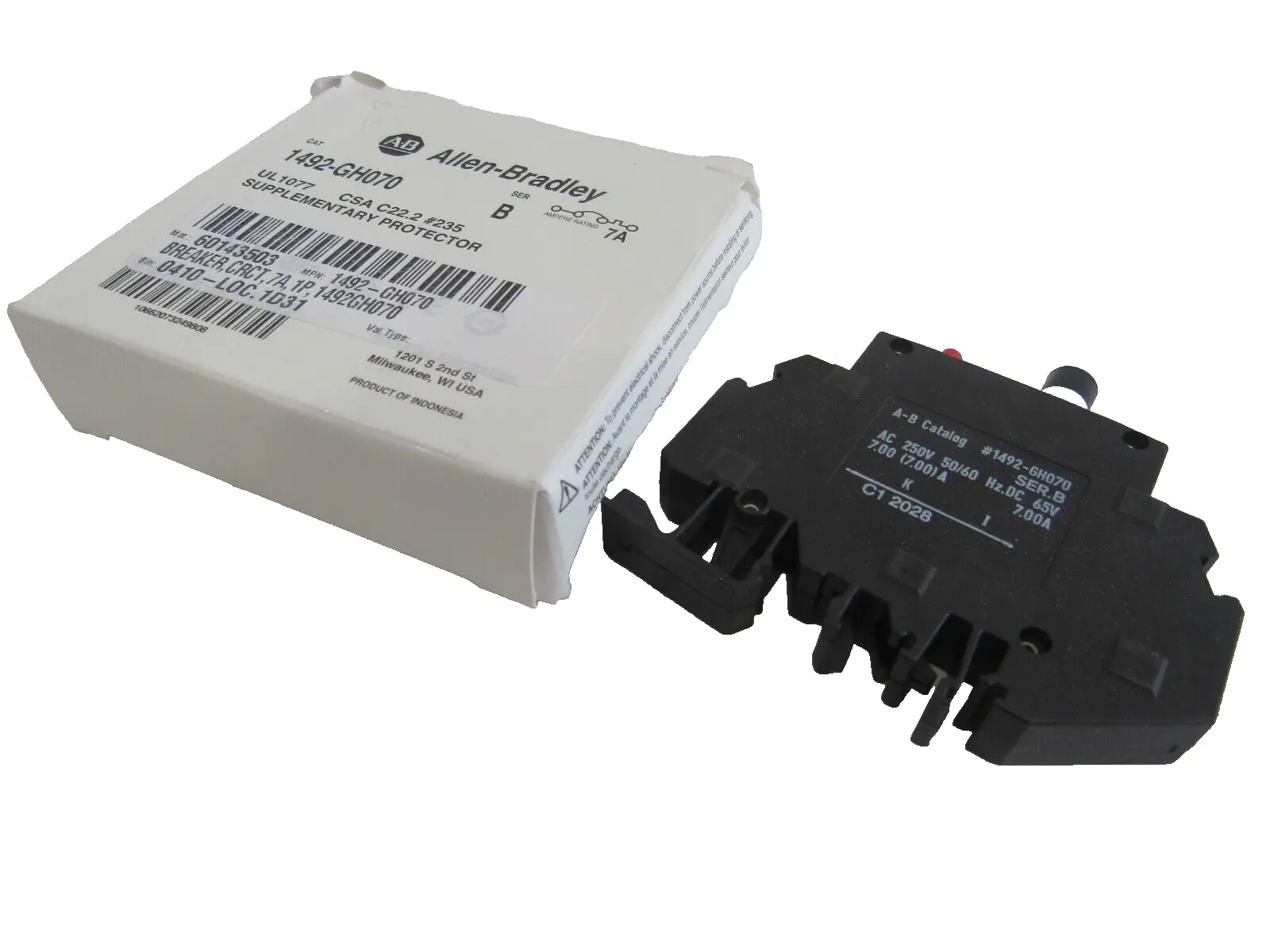 ALLEN BRADLEY 1492-GH070 CIRCUIT BREAKER B 1492GH070 NEW, SURPLUS