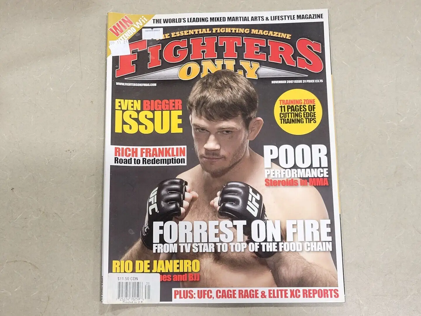 USED FIGHTERS ONLY ISSUE 31 NOVEMBER 2007