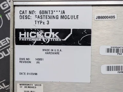 Hickok 60MT3***/A Fastening / Programmed PROMS Module Version 2.9.4B Used
