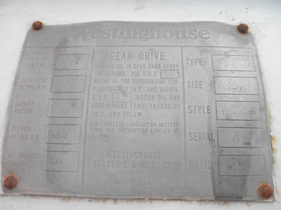 USED WESTINGHOUSE 14-7
