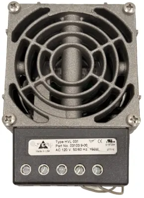 NEW STEGO HVL031 ENCLOSURE FAN HEATER 120V 50/60Hz 150W