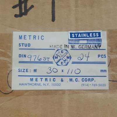 NEW Metric & M.C. Corp 976