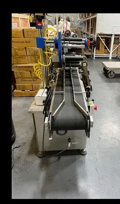 Labeler, Wipe On, Top Labeler, Belt Conveyor, Model TT-LB, #5532791