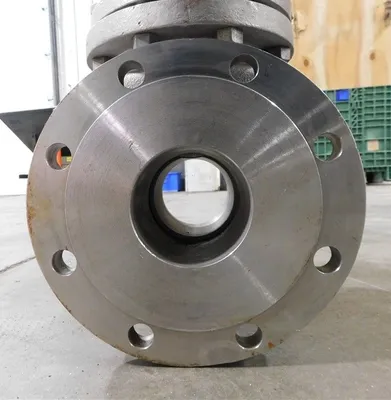 4" Aloyco Stainless Steel Gate Valve Class 150 CF8M Rising Stem Bent Handle Used