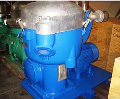 (2) Alfa-Laval B-214C degumming/wash water separators, SS.