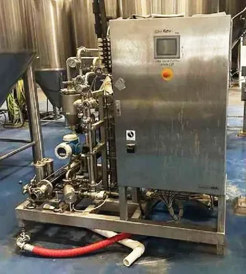 Westfalia GSC 18-06-077 Hydrostop clarifier skid, 316SS.