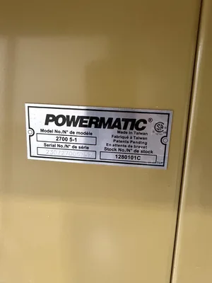 Powermatic 2700 5-1 Shaper