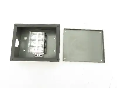 Electrical Enclosure w/Idec Power Distribution Contact Block 200A 600V Lot of 5