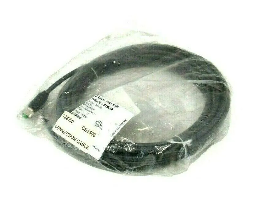 NEW LEUZE CB-M12-10000E-5GF CONNECTION CABLE CBM1210000E5GF