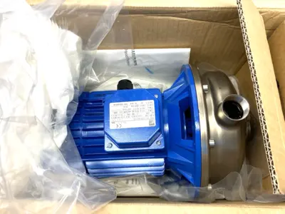 USED EBARA STAINLESS STEEL CENTRIFUGAL PUMP 3-PHASE 60HZ