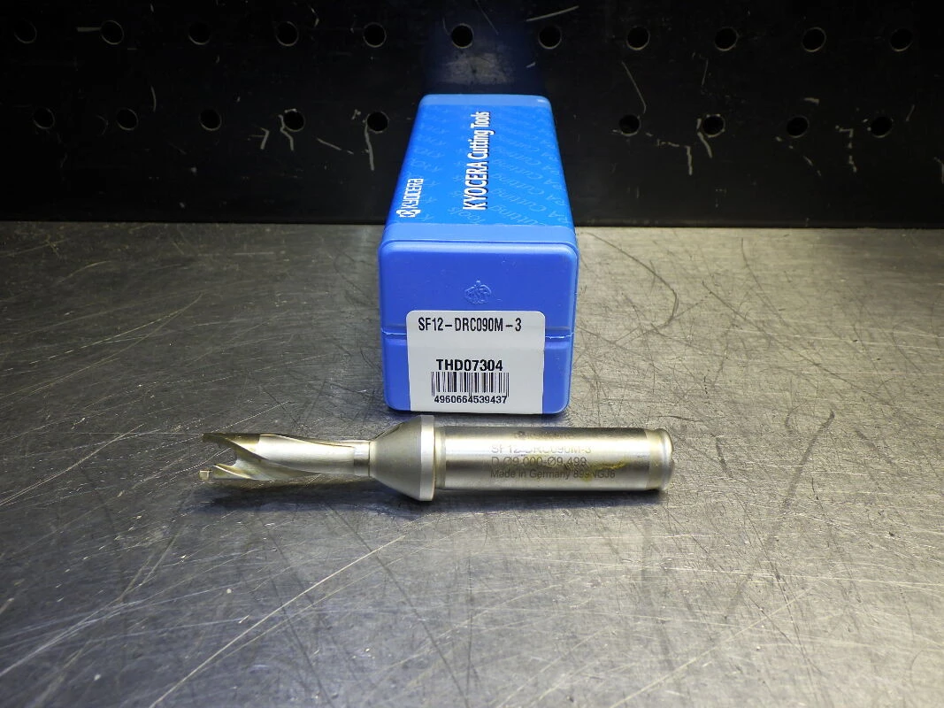 Kyocera 9mm-9.49mm Coolant Thru 3xD Indexable Drill SF12-DRC090M-3 (LOC3231)