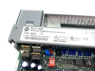 USED ALLEN BRADLEY SER. A ANALOG COMBINATION I/O MODULE, SLC 4 POINT
