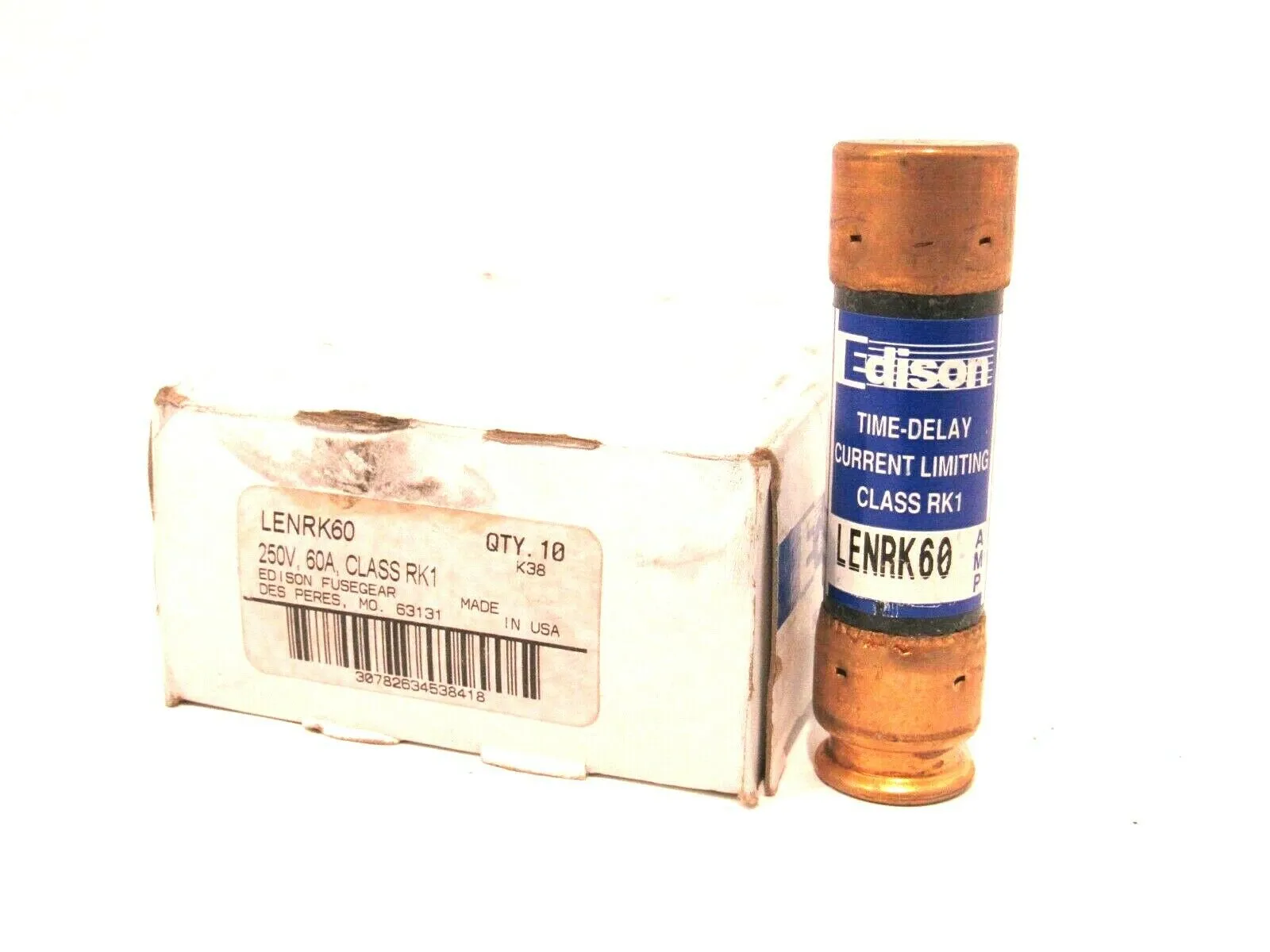 LOT OF 10 NEW BUSSMANN LENRK60 FUSES