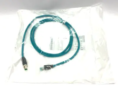New | in-Stock Murr Ethernet Cordset RJ45 To M12 Connection PLC Ethernet Equipment Michigan US | Maverick Industrial Sales #1463923