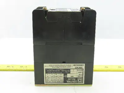 Square D L0-40 Class 8501 Ser. A 120-600V Control Relay 110-120V Coil