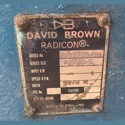 USED DAVID BROWN RADICON A0700-B