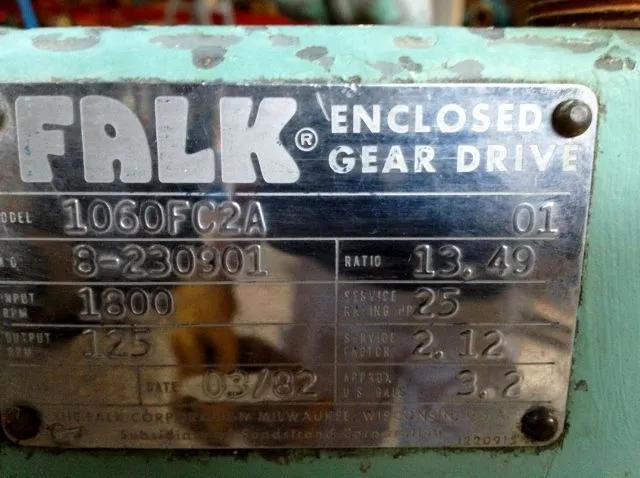 Used Falk 1060FC2A Speed Reducers Minnesota US | Peak Machinery, Inc. #288960