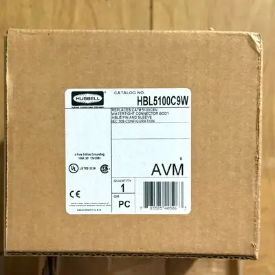 New | in-Stock HUBBELL HBL5100C9W Electrical Fittings South Carolina US | General Equipment and Supply #1491362