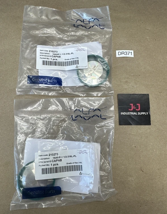 New | in-Stock Alfa Laval 16AMP-1 1/2-316L-PL Valves/Fittings Indiana US | J&J Industrial Supply #516911