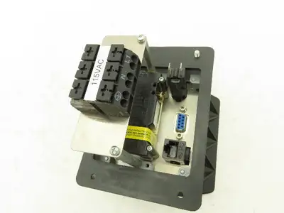 Mencom DP-2RJ45-R-P32 PLC Panel Interface Connector 120V Outlets RJ45 Ethernet