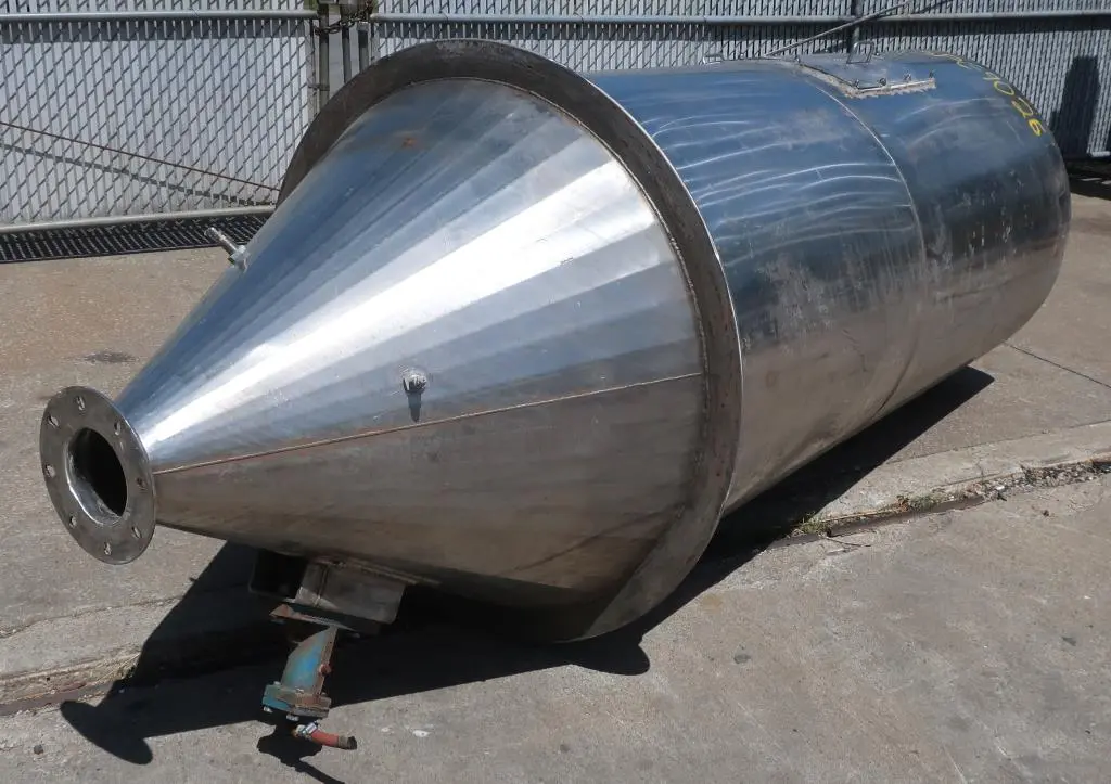 SPC9026  Bin Hopper Silo 80 cu.ft., bulk storage bin, Stainless Steel