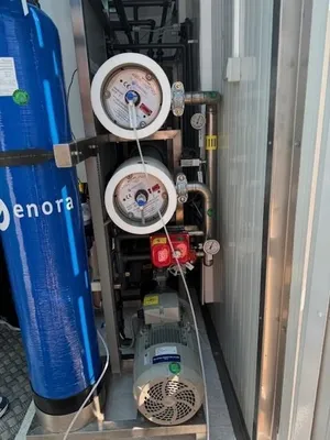 New | in-Stock 2024 ENORA, PLEUGER, HOSE & REEL 24 m3/day Reverse Osmosis Equipment GB | Perry Equipment #1293833
