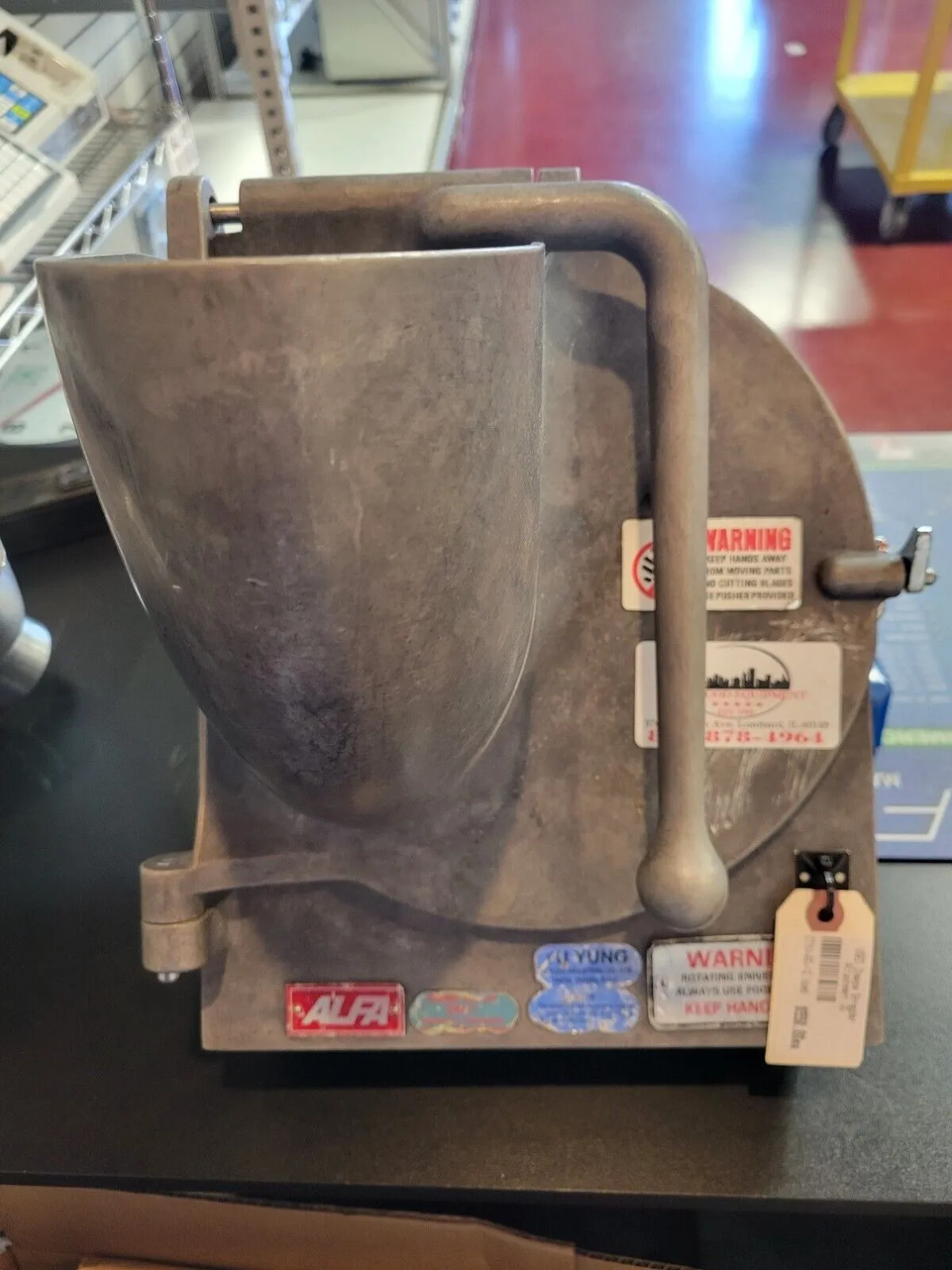 Hobart #12 Pelican Slicer Shredder Pelican Head Assembly