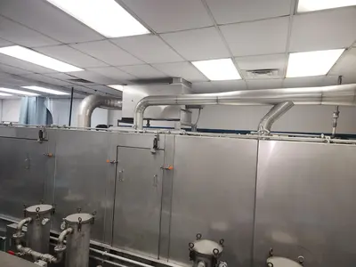 USED 2013 SYSTEM TECHNOLOGIES 2-STAGE INLINE PARTS WASHER