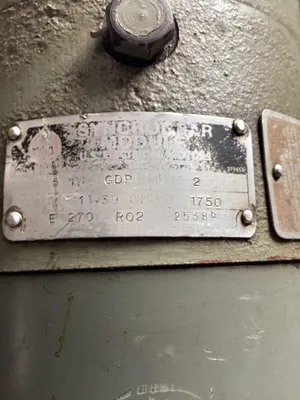 U S Motors Unimount 125 2Hp. 3 Phase Motor
