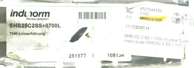 NEW THK SHS25C2SS+0700L LINEAR GUIDE SHS25C2SS-0700L SHS25C2SS0700L