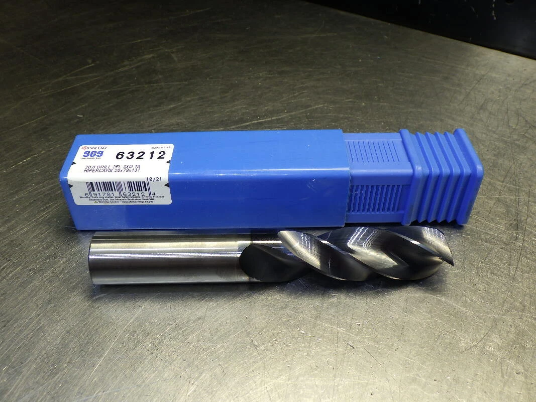 Kyocera / SGS 20mm 3xD Carbide Drill 20mm Shank 63212 (LOC2190)