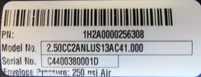 NEW PARKER 1H2A0000256308 CYLINDER 2.50CC2ANLUS13AC41.000