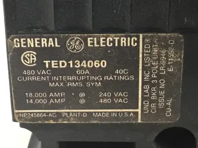 USED GE TED134060