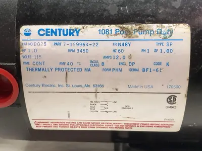 Used CENTURY 7-159964-22 Industrial Controls Ohio US | Surplus Asset Holdings #1242590