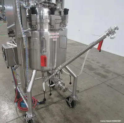 Buy Used Apache Stainless Agitated Reactor – 200 Liter, 316/304 SS, Vertical