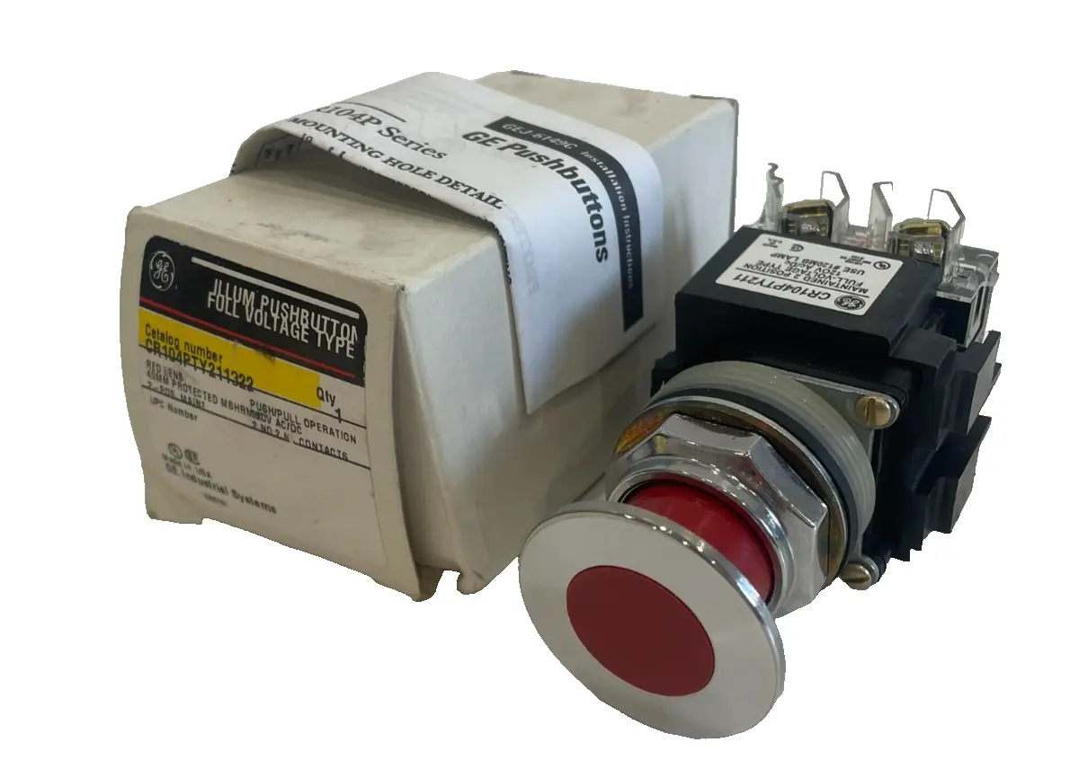 NEW GENERAL ELECTRIC CR104PTY211322 PUSHBUTTON