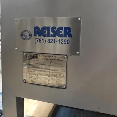REISER VEMAG high-speed vacuum filler ROBOT MODEL 500 # 3666