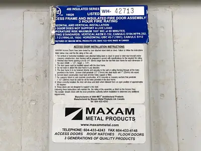 USED MAXAM METAL WH-42713
